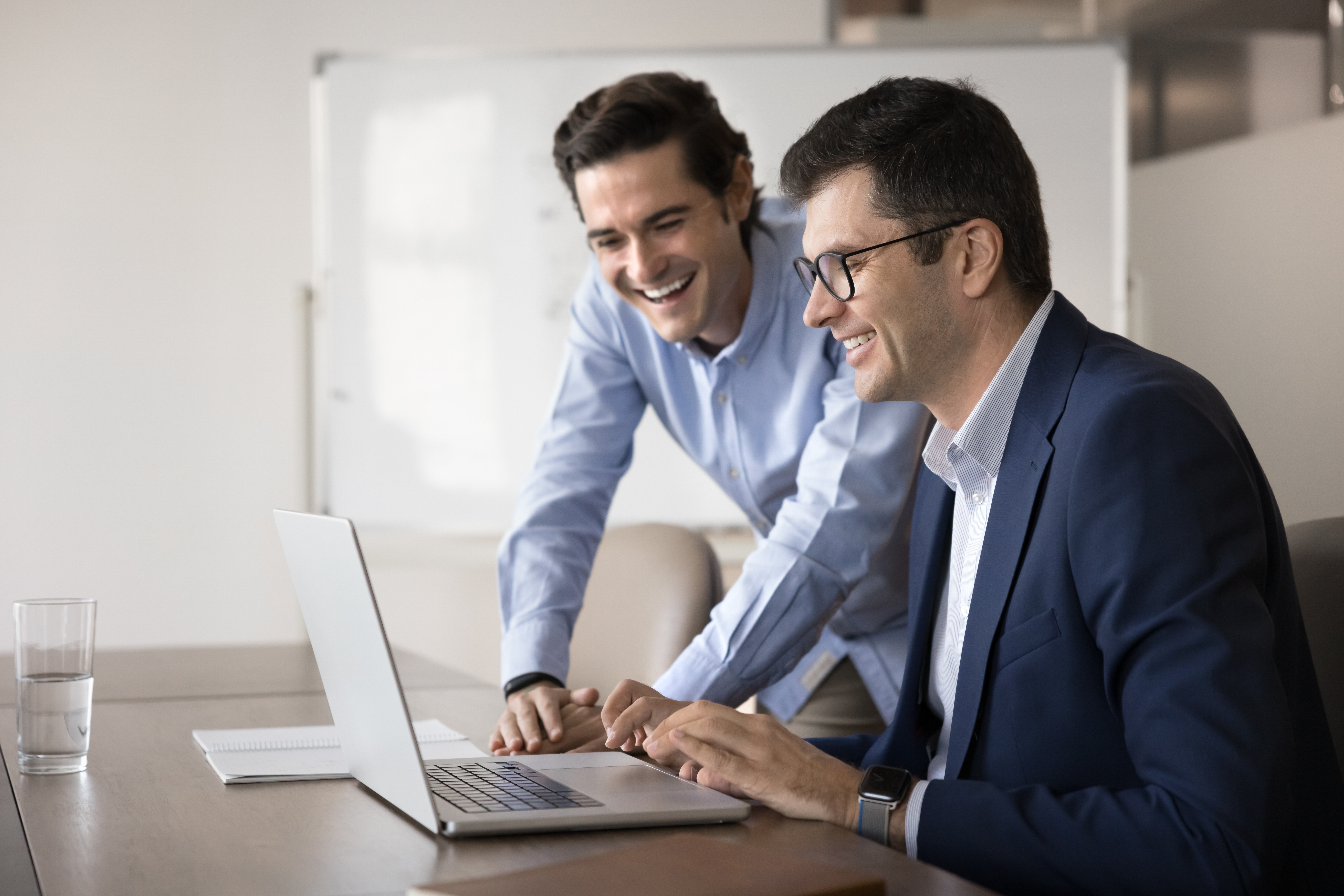 A new hire going through a mentorship program.