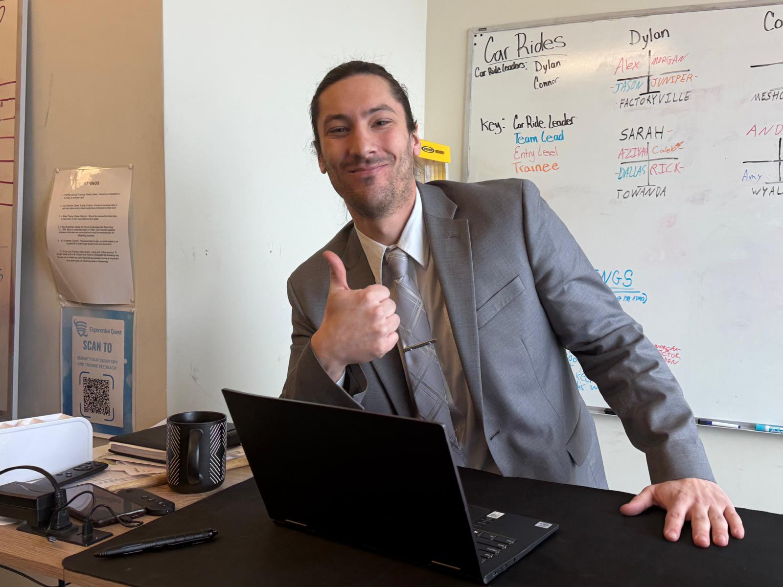 exponential- apply page photo (next to form)